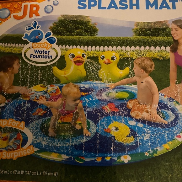 Bonsai Jr Ducky Pond Splash Mat 18 months+ stomp for sprinkling surprise New - Picture 3 of 7